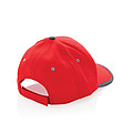 Impact AWARE™ Brushed rcotton 6 panel contrast cap 280gr