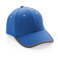 Impact AWARE™ Brushed rcotton 6 panel contrast cap 280gr