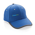 Impact AWARE™ Brushed rcotton 6 panel contrast cap 280gr
