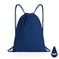 Impact AWARE™ recycled cotton drawstring backpack 145g