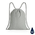 Impact AWARE™ recycled cotton drawstring backpack 145g