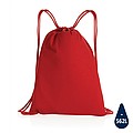 Impact AWARE™ recycled cotton drawstring backpack 145g