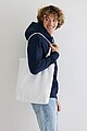 Impact AWARE™ Recycled cotton tote w/bottom 145g, white