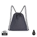 Impact AWARE™ recycled denim drawstring backpack