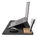 Impact AWARE RPET Foldable desk organizer with laptop stand