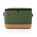 Impact AWARE™ XL RPET two tone cooler bag with cork detail
