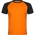 Indianapolis short sleeve unisex sports t-shirt, fluor orange, size XL