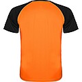 Indianapolis short sleeve unisex sports t-shirt, fluor orange, size XL