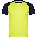 Indianapolis short sleeve unisex sports t-shirt, fluor yellow, size XL