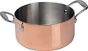 Induction cooker with lid, pink