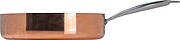 Induction frying pan with high rim, pink