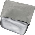 Inflatable soft travel pillow, grey
