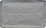 Inflatable soft travel pillow, grey