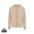 Iqoniq Abisko recycled cotton zip through hoodie, desert, size XXS