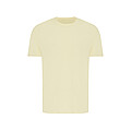 Iqoniq Brett recycled cotton t-shirt, cream yellow
