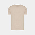 Iqoniq Brett recycled cotton t-shirt, light heather brown