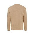 Iqoniq Denali recycled cotton crew neck undyed, brown, XXS