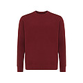 Iqoniq Etosha lightweight recycled cotton crew neck, burgundy, size XXS