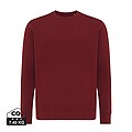 Iqoniq Etosha lightweight recycled cotton crew neck, burgundy
