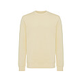 Iqoniq Etosha lightweight recycled cotton crew neck, cream yellow, size XXS