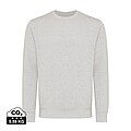 Iqoniq Etosha lightweight recycled cotton crew neck, light heather grey