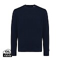 Iqoniq Etosha lightweight recycled cotton crew neck, navy