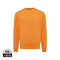 Iqoniq Etosha lightweight recycled cotton crew neck, orange, size XXS