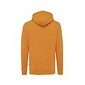 Iqoniq Jasper recycled cotton hoodie, orange, XXS