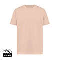 Iqoniq Kakadu relaxed recycled cotton t-shirt, peach nectar