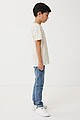 Iqoniq Koli kids lightweight recycled cotton t-shirt, natural raw