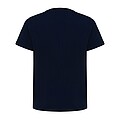 Iqoniq Koli kids lightweight recycled cotton t-shirt, navy