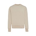 Iqoniq Kruger relaxed recycled cotton crew neck, brown, M