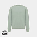 IQONIQ Kruger relaxed recycled cotton crew neck, iceberg green