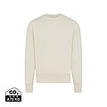 Iqoniq Kruger relaxed recycled cotton crew neck, natural raw, size L