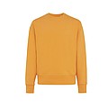 Iqoniq Kruger relaxed recycled cotton crew neck, orange, XXS