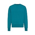 Iqoniq Kruger relaxed recycled cotton crew neck, turquoise, M