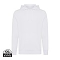Iqoniq Rila lightweight recycled cotton hoodie, recycled white