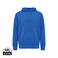 Iqoniq Rila lightweight recycled cotton hoodie, royal blue, size XXS