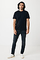 Iqoniq Sierra lightweight recycled cotton t-shirt, black, L