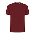 Iqoniq Sierra lightweight recycled cotton t-shirt, burgundy, L