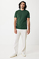Iqoniq Sierra lightweight recycled cotton t-shirt, forest green, L
