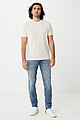 Iqoniq Sierra lightweight recycled cotton t-shirt, natural, L