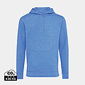 IQONIQ Torres recycled cotton hoodie undyed, heather blue