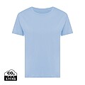 Iqoniq Yala women lightweight recycled cotton t-shirt, sky blue