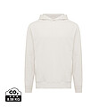 Iqoniq Yengo recycled cotton hoodie with sidepockets, ivory white, size XXS