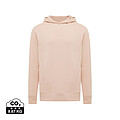 Iqoniq Yengo recycled cotton hoodie with sidepockets, peach nectar, size XXS
