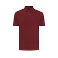 Iqoniq Yosemite recycled cotton pique polo, burgundy, M