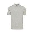 Iqoniq Yosemite recycled cotton pique polo, grey, XXS