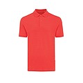 Iqoniq Yosemite recycled cotton pique polo, red, M