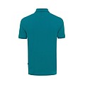 Iqoniq Yosemite recycled cotton pique polo, turquoise, M